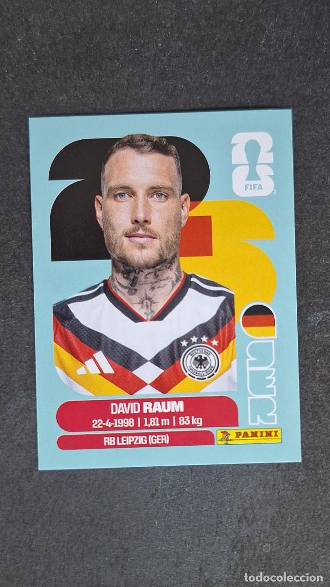 Cromos de F&uacute;tbol: L1 RAUM SELECCION ALEMANIA 4 MUNDIAL FIFA WORLD CUP 2026 PANINI NUNCA PEGADO SIN PEGAR
