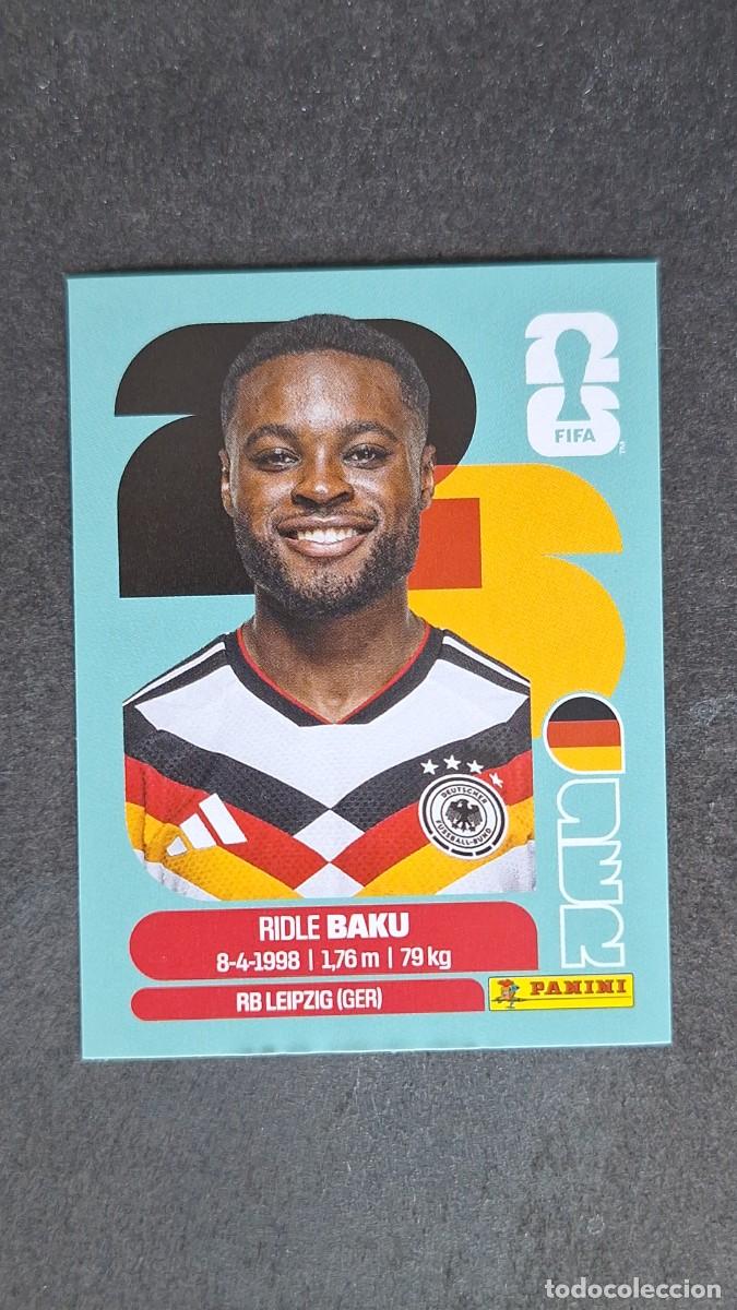 Cromos de F&uacute;tbol: L1 BAKU SELECCION ALEMANIA 8 MUNDIAL FIFA WORLD CUP 2026 PANINI NUNCA PEGADO SIN PEGAR