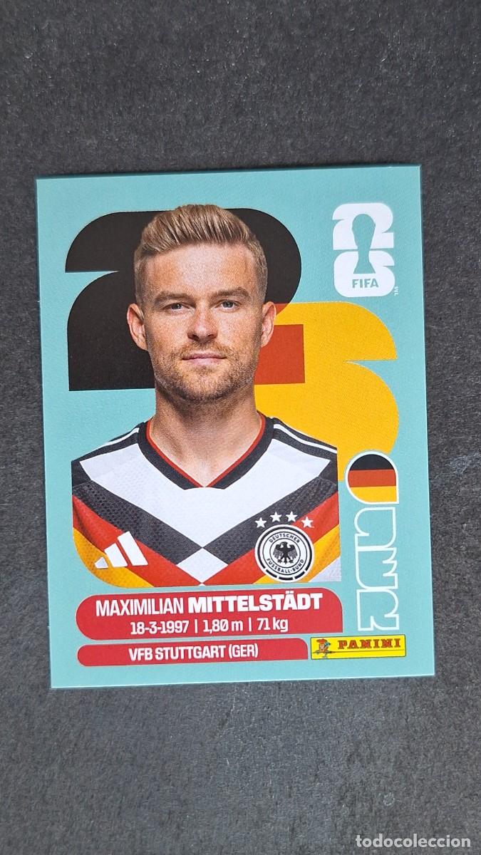 Cromos de F&uacute;tbol: L1 MITTELST&Auml;DT SELECCION ALEMANIA 9 MUNDIAL FIFA WORLD CUP 2026 PANINI NUNCA PEGADO SIN PEGAR