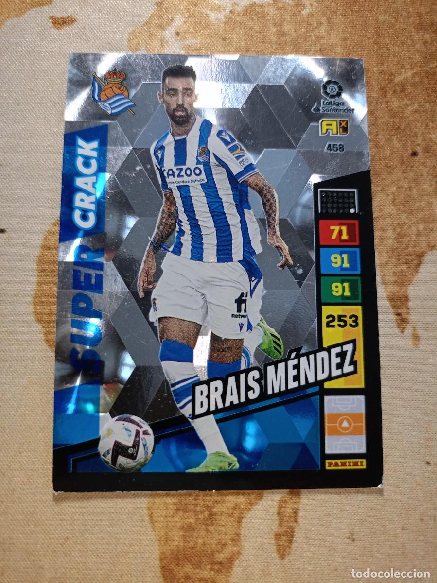 Cromos de F&uacute;tbol: # S&uacute;per Crack 458 BRAIS M&Eacute;NDEZ Adrenalyn 2022-23