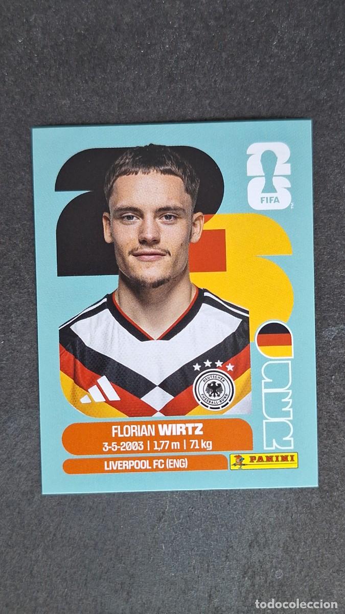 Cromos de F&uacute;tbol: L1 WIRTZ SELECCION ALEMANIA 11 MUNDIAL FIFA WORLD CUP 2026 PANINI NUNCA PEGADO SIN PEGAR