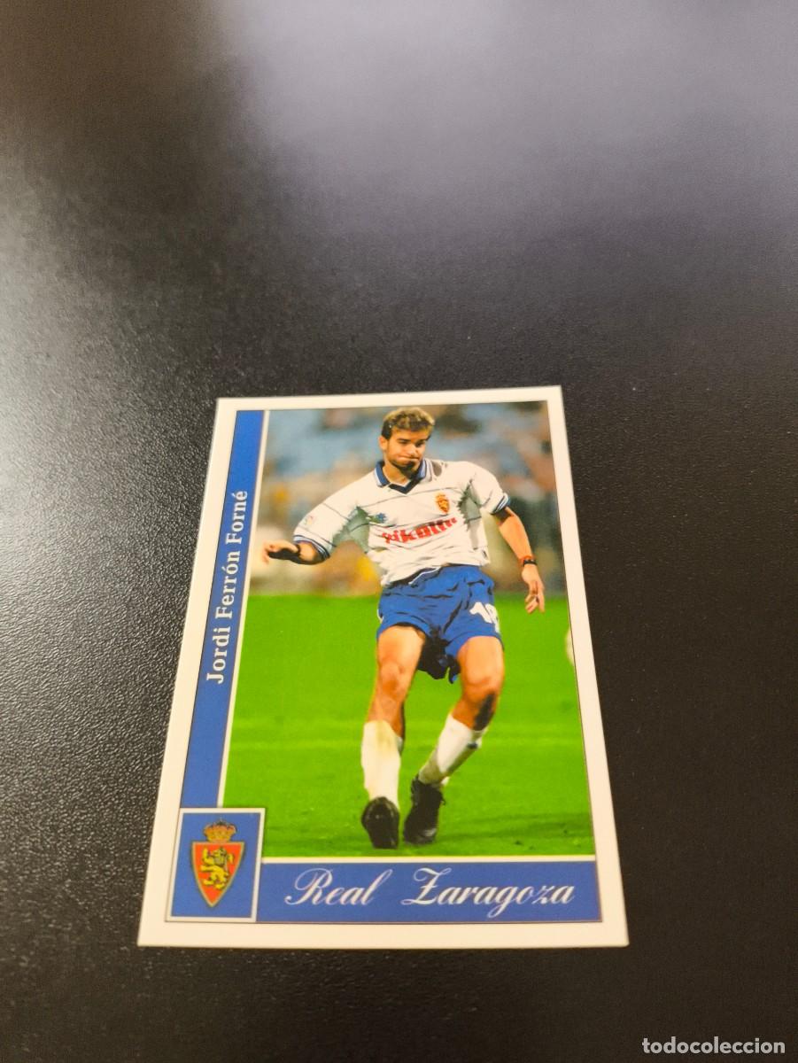 Cromos de F&uacute;tbol: 350 Ferr&oacute;n REAL ZARAGOZA MUNDICROMO FICHAS LIGA 2001 2002 01 02 NO PANINI ESTE