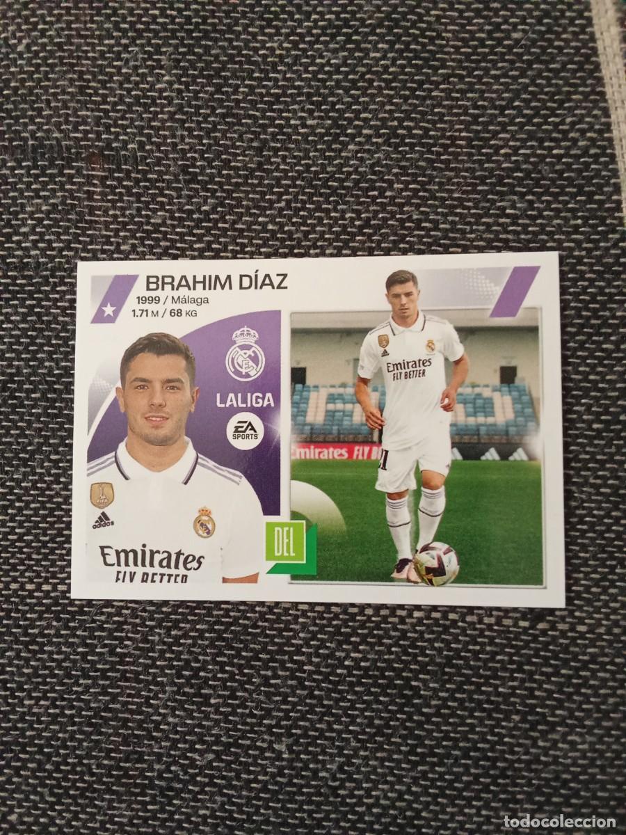 Cromos de F&uacute;tbol: 17 brahim D&iacute;az Real Madrid liga este 2023-24