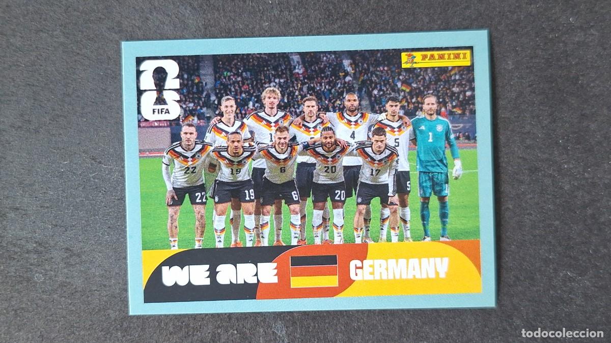 Cromos de F&uacute;tbol: L1 EQUIPO SELECCION ALEMANIA 13 MUNDIAL FIFA WORLD CUP 2026 PANINI NUNCA PEGADO SIN PEGAR