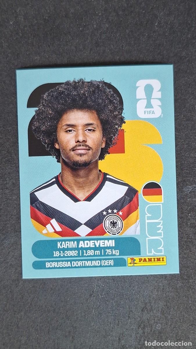 Cromos de Futebol: L1 ADEYEMI SELECCION ALEMANIA 19 MUNDIAL FIFA WORLD CUP 2026 PANINI NUNCA PEGADO SIN PEGAR