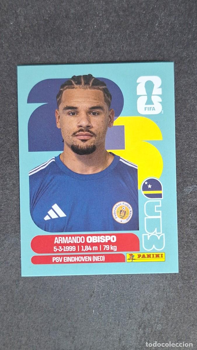 Cromos de F&uacute;tbol: L1 OBISPO SELECCION CURA&Ccedil;AO 3 MUNDIAL FIFA WORLD CUP 2026 PANINI NUNCA PEGADO SIN PEGAR