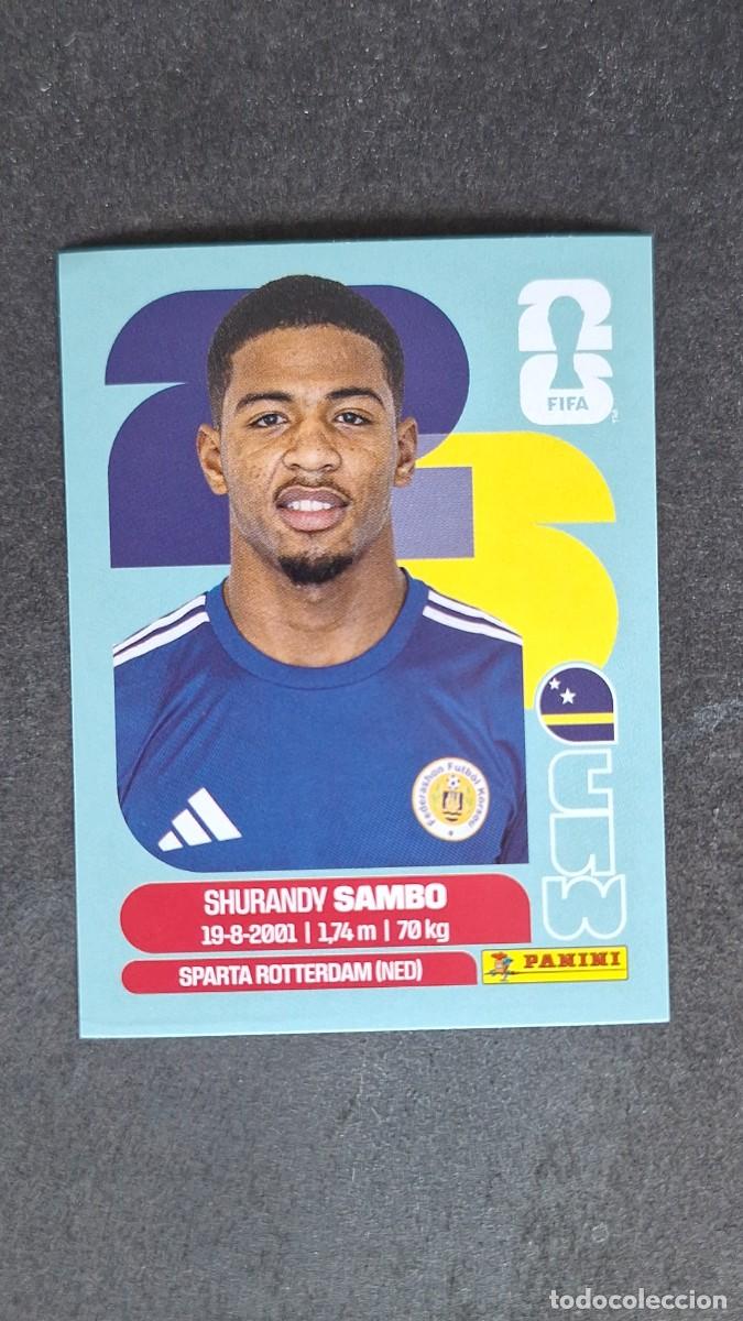 Cromos de F&uacute;tbol: L1 SAMBO SELECCION CURA&Ccedil;AO 8 MUNDIAL FIFA WORLD CUP 2026 PANINI NUNCA PEGADO SIN PEGAR