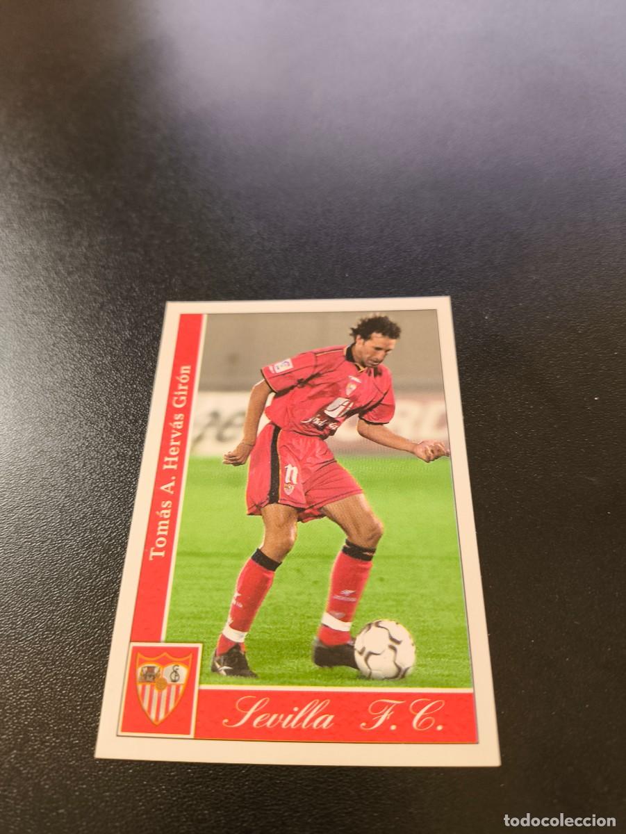 Cromos de F&uacute;tbol: 371 Tom&aacute;s SEVILLA MUNDICROMO FICHAS LIGA 2001 2002 01 02 NO PANINI ESTE
