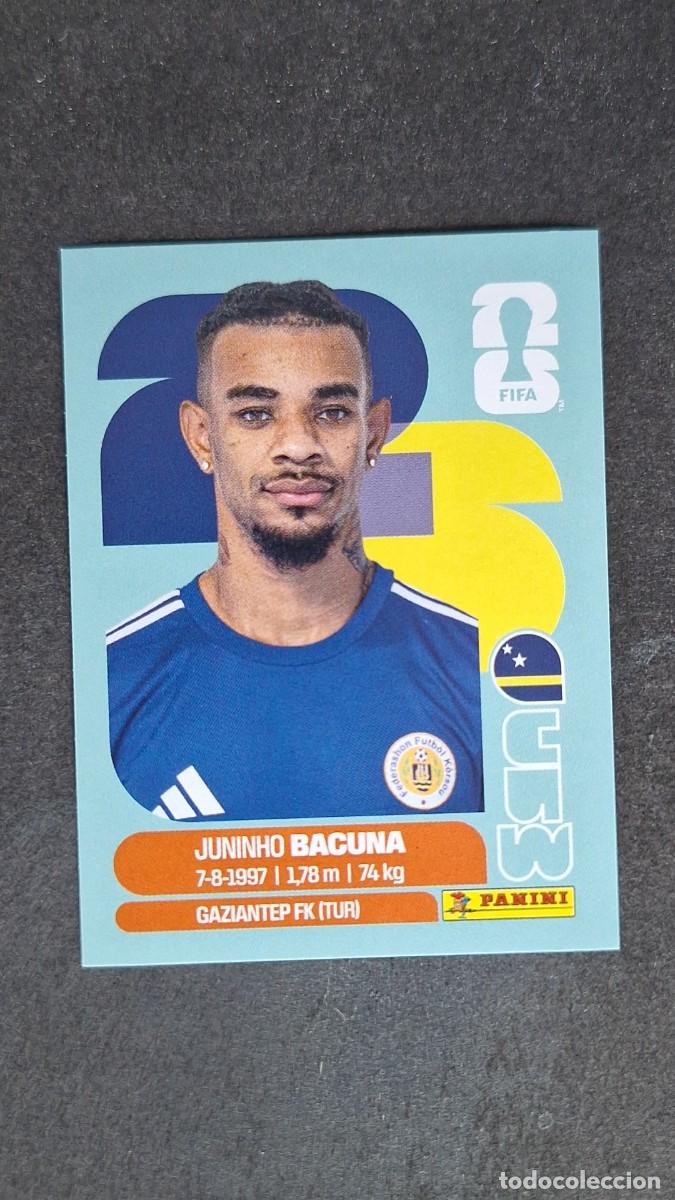 Cromos de F&uacute;tbol: L1 BACUNA SELECCION CURA&Ccedil;AO 11 MUNDIAL FIFA WORLD CUP 2026 PANINI NUNCA PEGADO SIN PEGAR