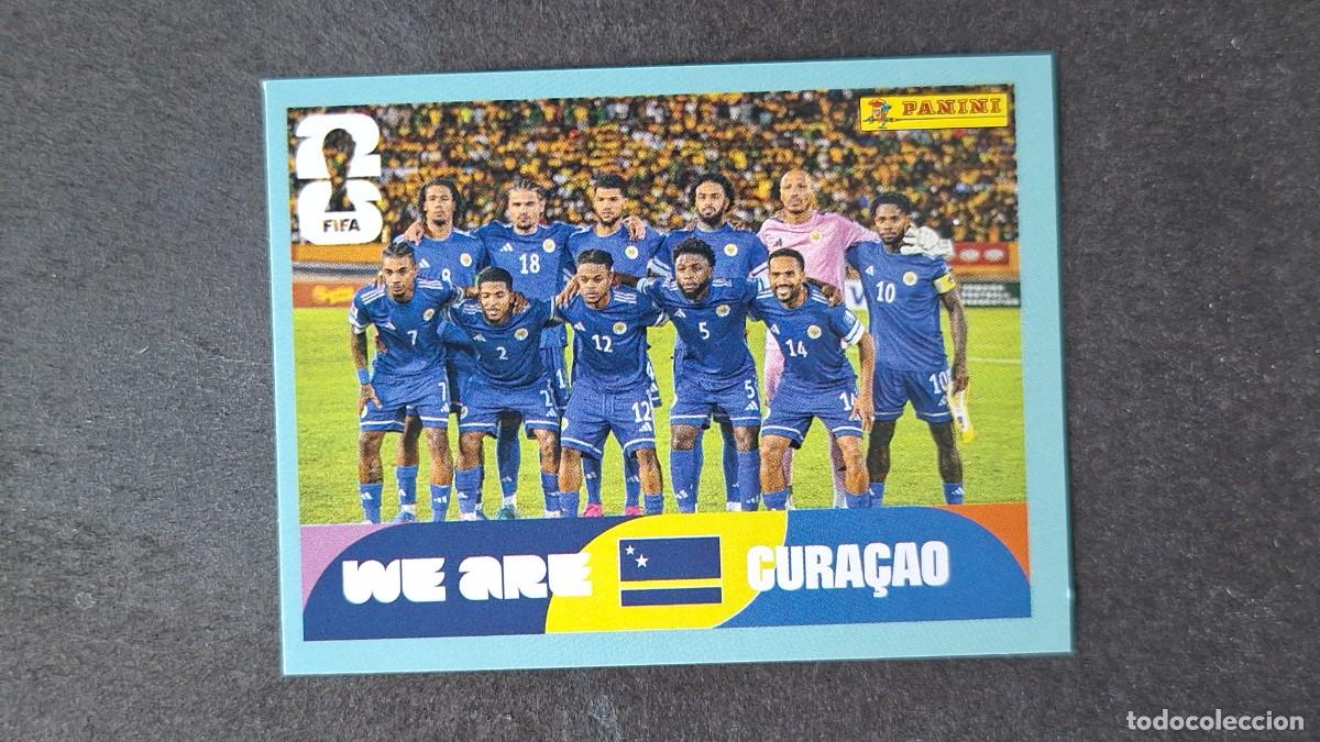Cromos de F&uacute;tbol: L1 EQUIPO SELECCION CURA&Ccedil;AO 13 MUNDIAL FIFA WORLD CUP 2026 PANINI NUNCA PEGADO SIN PEGAR