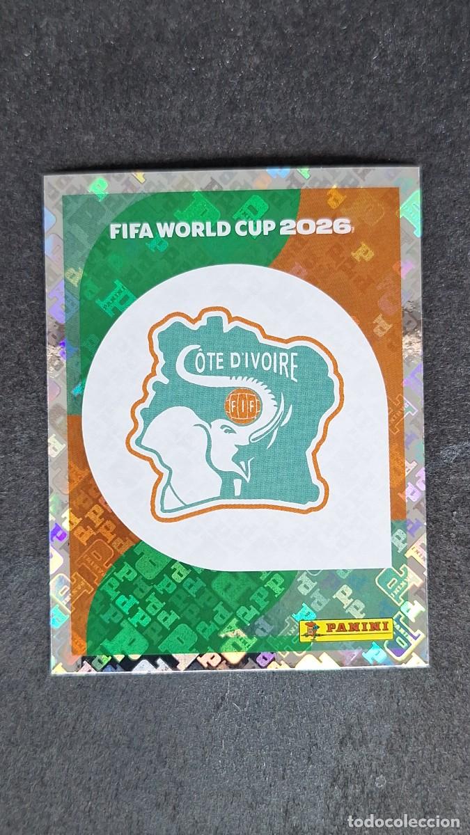 Cartes &agrave; collectionner de Football: L1 ESCUDO SELECCION COSTA DE MARFIL 1 MUNDIAL FIFA WORLD CUP 2026 PANINI NUNCA PEGADO SIN PEGAR