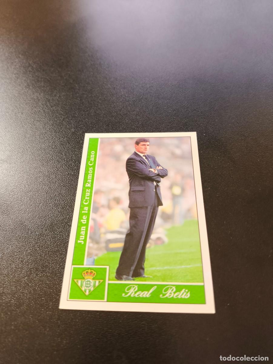 Fu&szlig;ball-Sticker: 380 Juande Ramos REAL BETIS MUNDICROMO FICHAS LIGA 2001 2002 01 02 NO PANINI ESTE