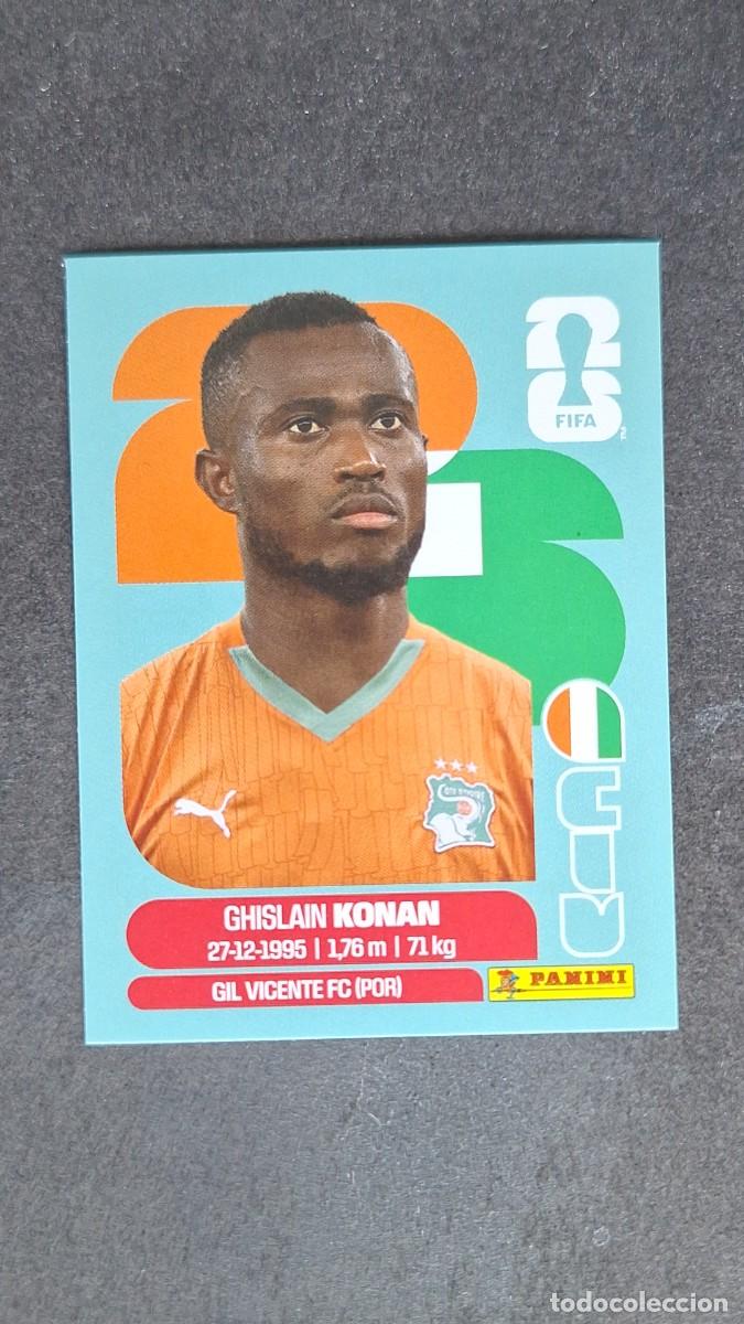 Fu&szlig;ball-Sticker: L1 KONAN SELECCION COSTA DE MARFIL 3 MUNDIAL FIFA WORLD CUP 2026 PANINI NUNCA PEGADO SIN PEGAR