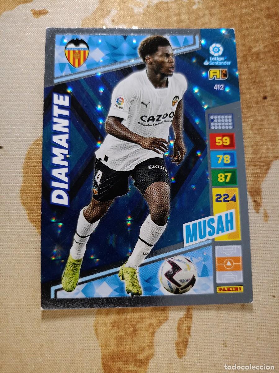Fu&szlig;ball-Sticker: # Diamante 412 MUSAH Adrenalyn 2022-23