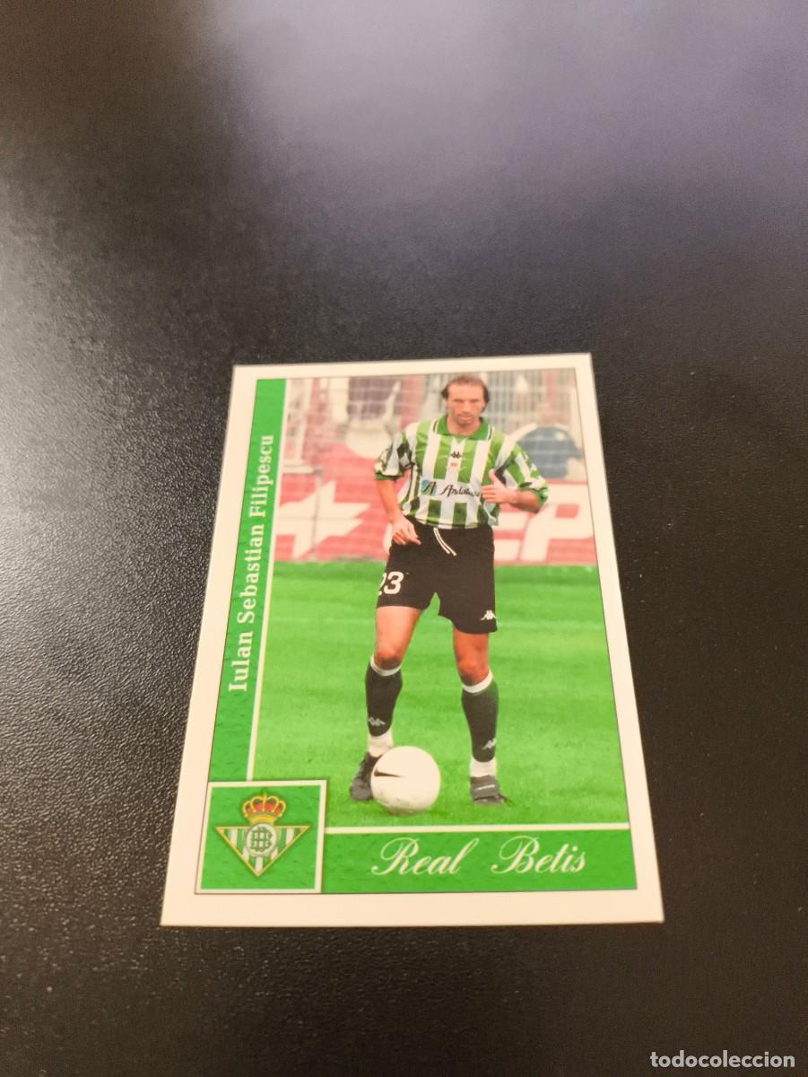 Fu&szlig;ball-Sticker: 384 Filipescu REAL BETIS MUNDICROMO FICHAS LIGA 2001 2002 01 02 NO PANINI ESTE