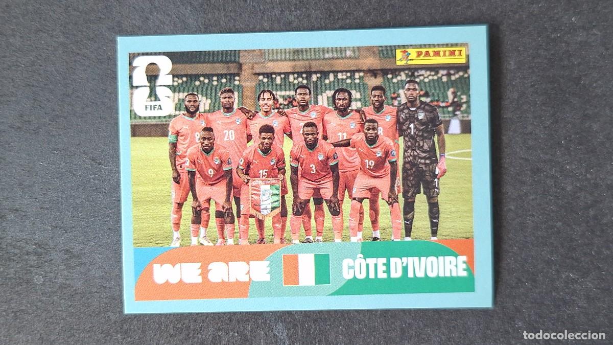 Fu&szlig;ball-Sticker: L1 EQUIPO SELECCION COSTA DE MARFIL 13 MUNDIAL FIFA WORLD CUP 2026 PANINI NUNCA PEGADO SIN PEGAR