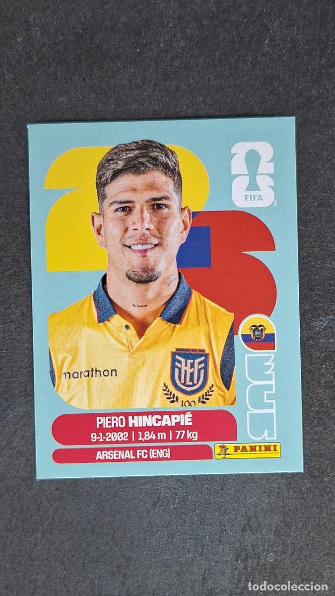 Football Stickers: L1 HINCAPIE SELECCION ECUADOR 4 MUNDIAL FIFA WORLD CUP 2026 PANINI NUNCA PEGADO SIN PEGAR