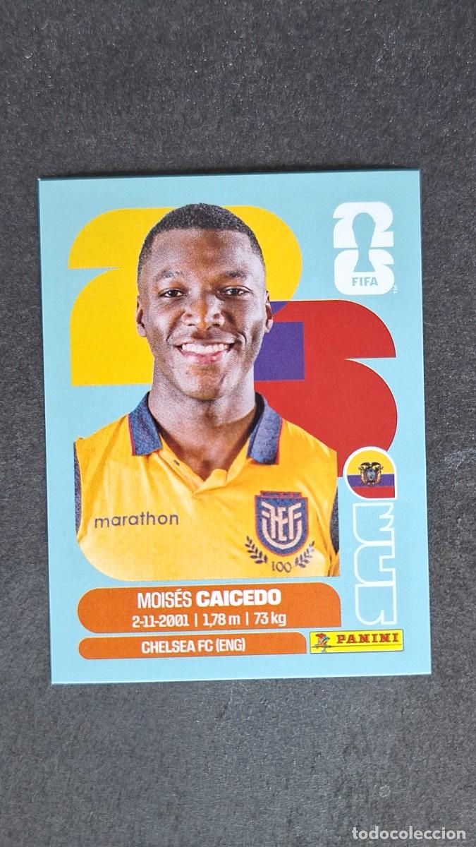 Cromos de F&uacute;tbol: L1 CAICEDO SELECCION ECUADOR 9 MUNDIAL FIFA WORLD CUP 2026 PANINI NUNCA PEGADO SIN PEGAR