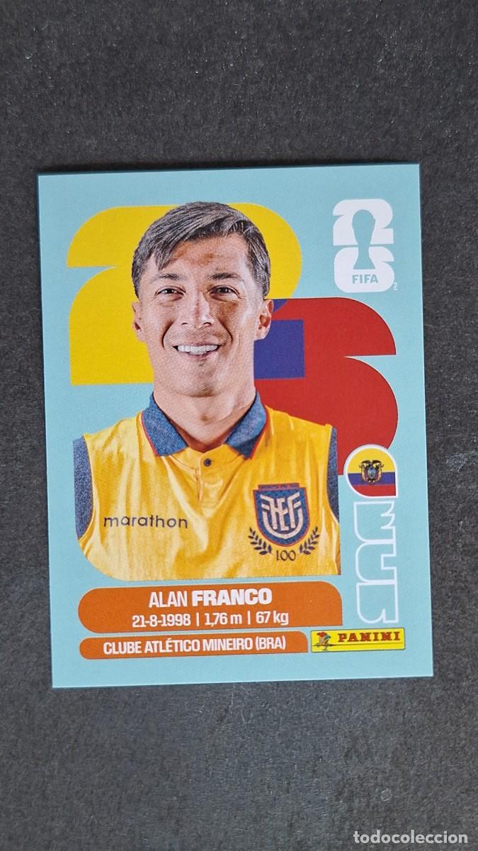 Cromos de F&uacute;tbol: L1 FRANCO SELECCION ECUADOR 10 MUNDIAL FIFA WORLD CUP 2026 PANINI NUNCA PEGADO SIN PEGAR