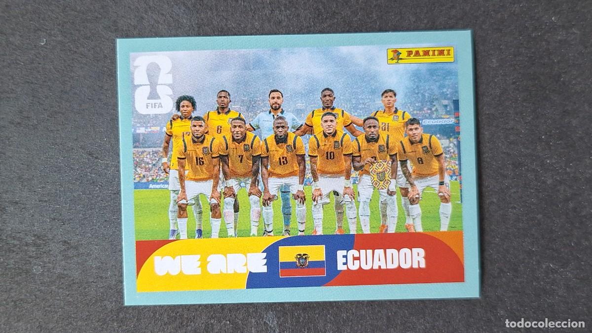 Cromos de F&uacute;tbol: L1 EQUIPO SELECCION ECUADOR 13 MUNDIAL FIFA WORLD CUP 2026 PANINI NUNCA PEGADO SIN PEGAR