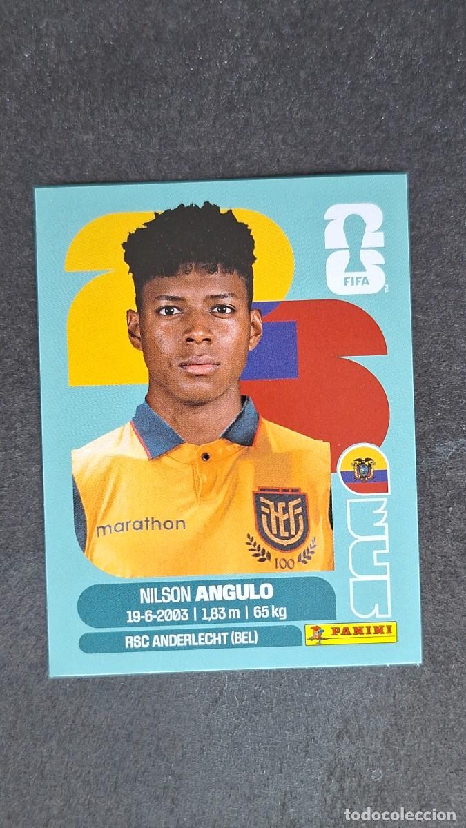 Cromos de F&uacute;tbol: L1 ANGULO SELECCION ECUADOR 17 MUNDIAL FIFA WORLD CUP 2026 PANINI NUNCA PEGADO SIN PEGAR