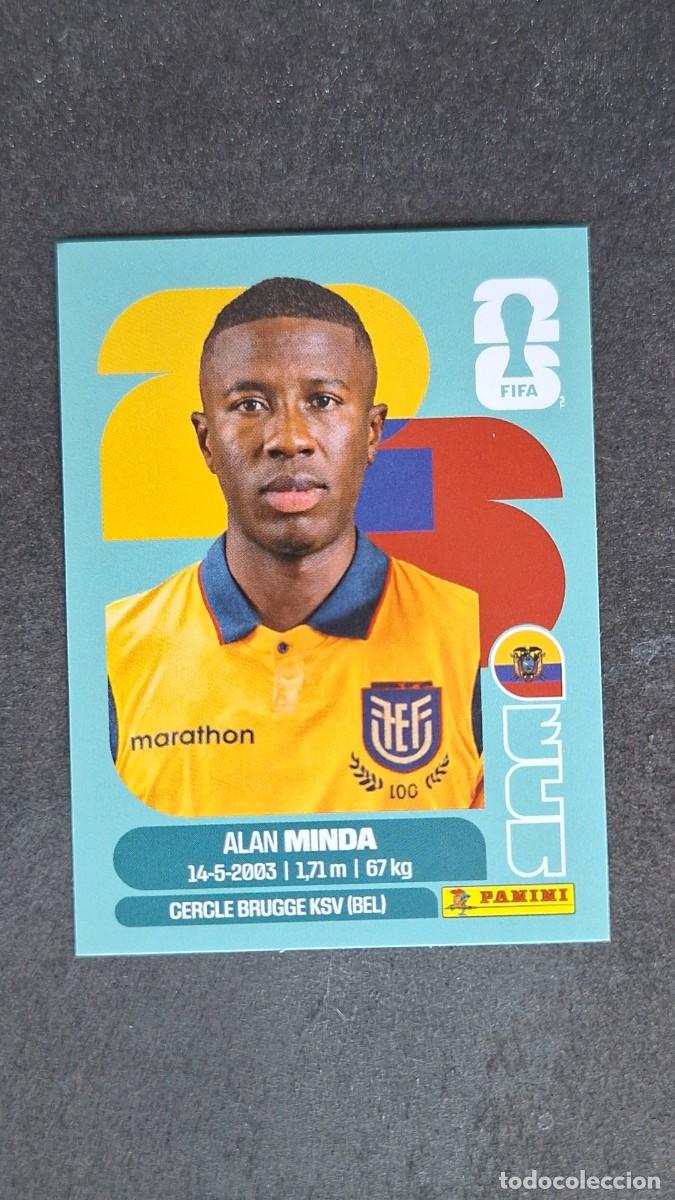 Cromos de F&uacute;tbol: L1 MINDA SELECCION ECUADOR 18 MUNDIAL FIFA WORLD CUP 2026 PANINI NUNCA PEGADO SIN PEGAR