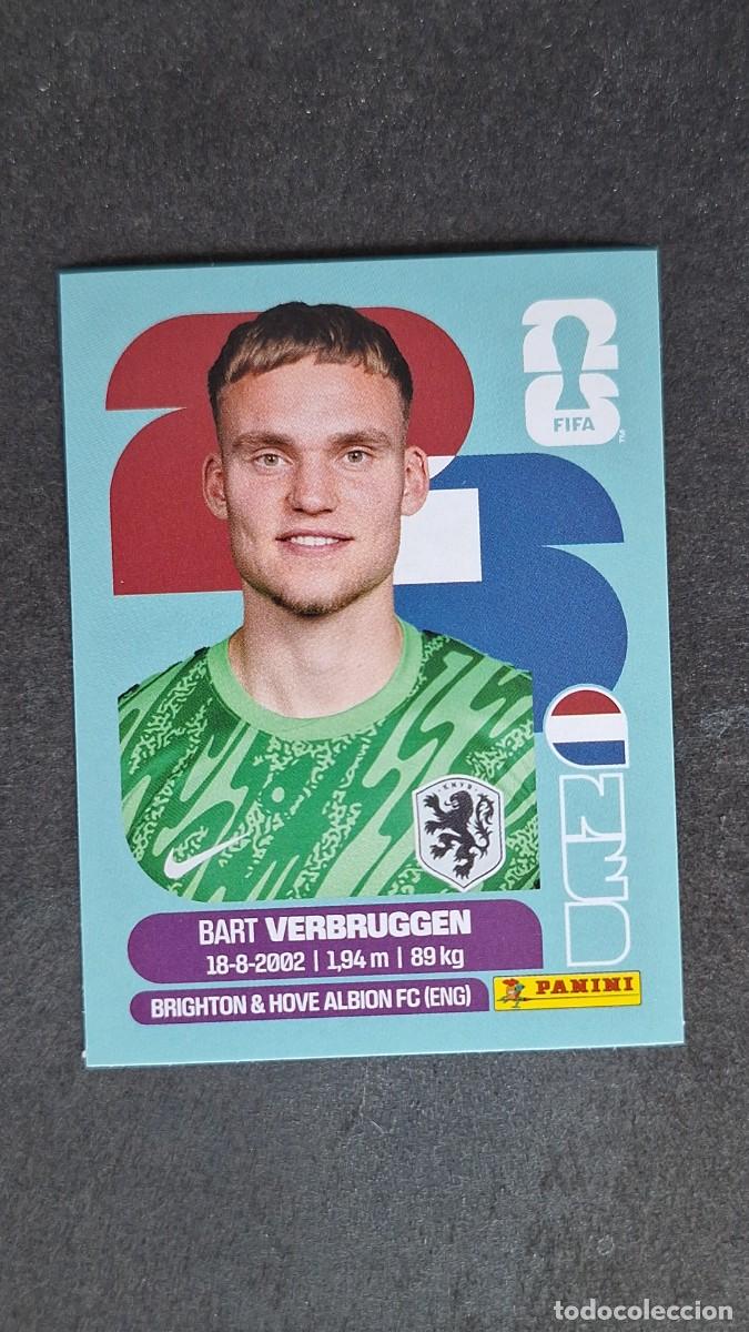 Cromos de F&uacute;tbol: L1 VERBRUGEN SELECCION PAISES BAJOS 2 MUNDIAL FIFA WORLD CUP 2026 PANINI NUNCA PEGADO SIN PEGAR