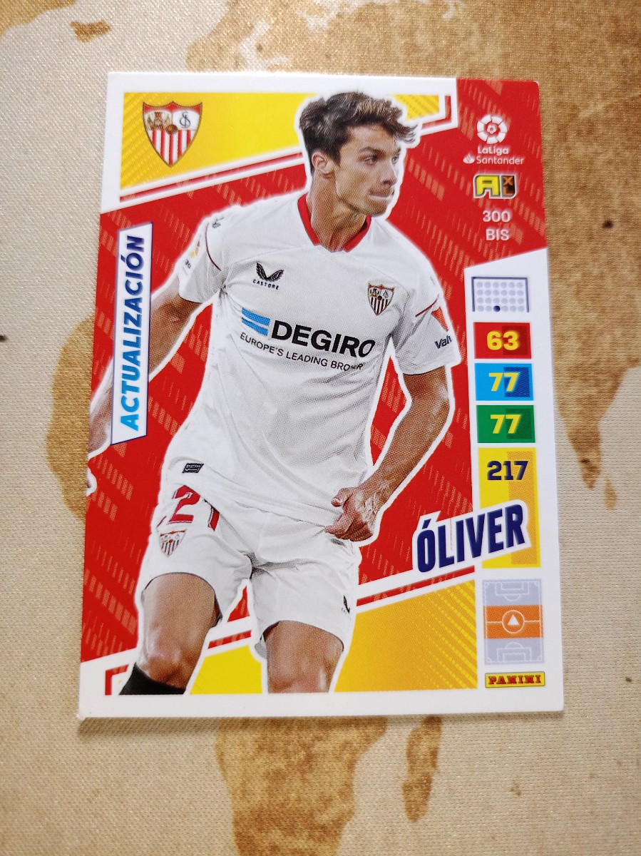 Cromos de F&uacute;tbol: # Sevilla 300 bis &Oacute;LIVER Adrenalyn 2022-23