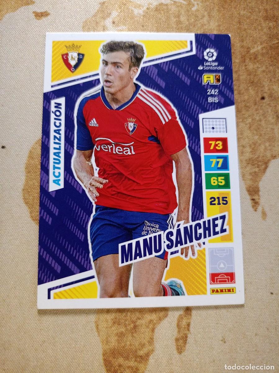 Cromos de F&uacute;tbol: # Osasuna 242 bis MANU S&Aacute;NCHEZ Adrenalyn 2022-23