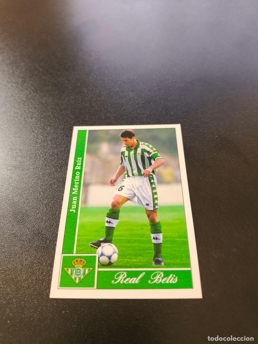 Cromos de F&uacute;tbol: 395 Merino REAL BETIS MUNDICROMO FICHAS LIGA 2001 2002 01 02 NO PANINI ESTE