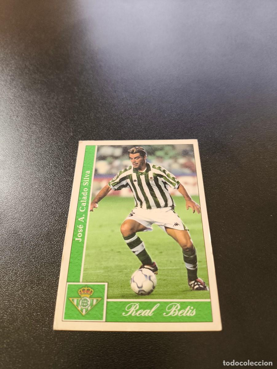 Cromos de F&uacute;tbol: 398 Calado REAL BETIS MUNDICROMO FICHAS LIGA 2001 2002 01 02 NO PANINI ESTE