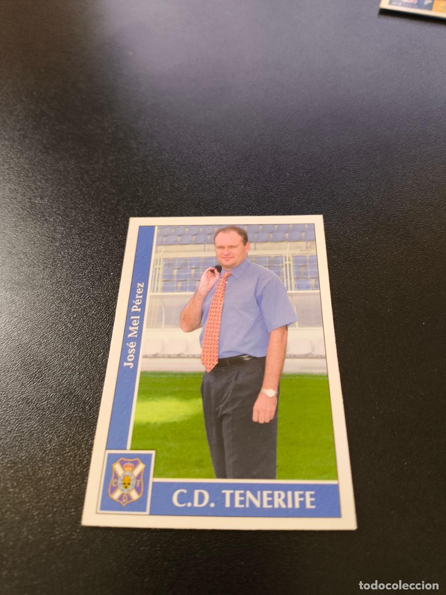 Cromos de F&uacute;tbol: 401 Pepe Mel TENERIFE MUNDICROMO FICHAS LIGA 2001 2002 01 02 NO PANINI ESTE