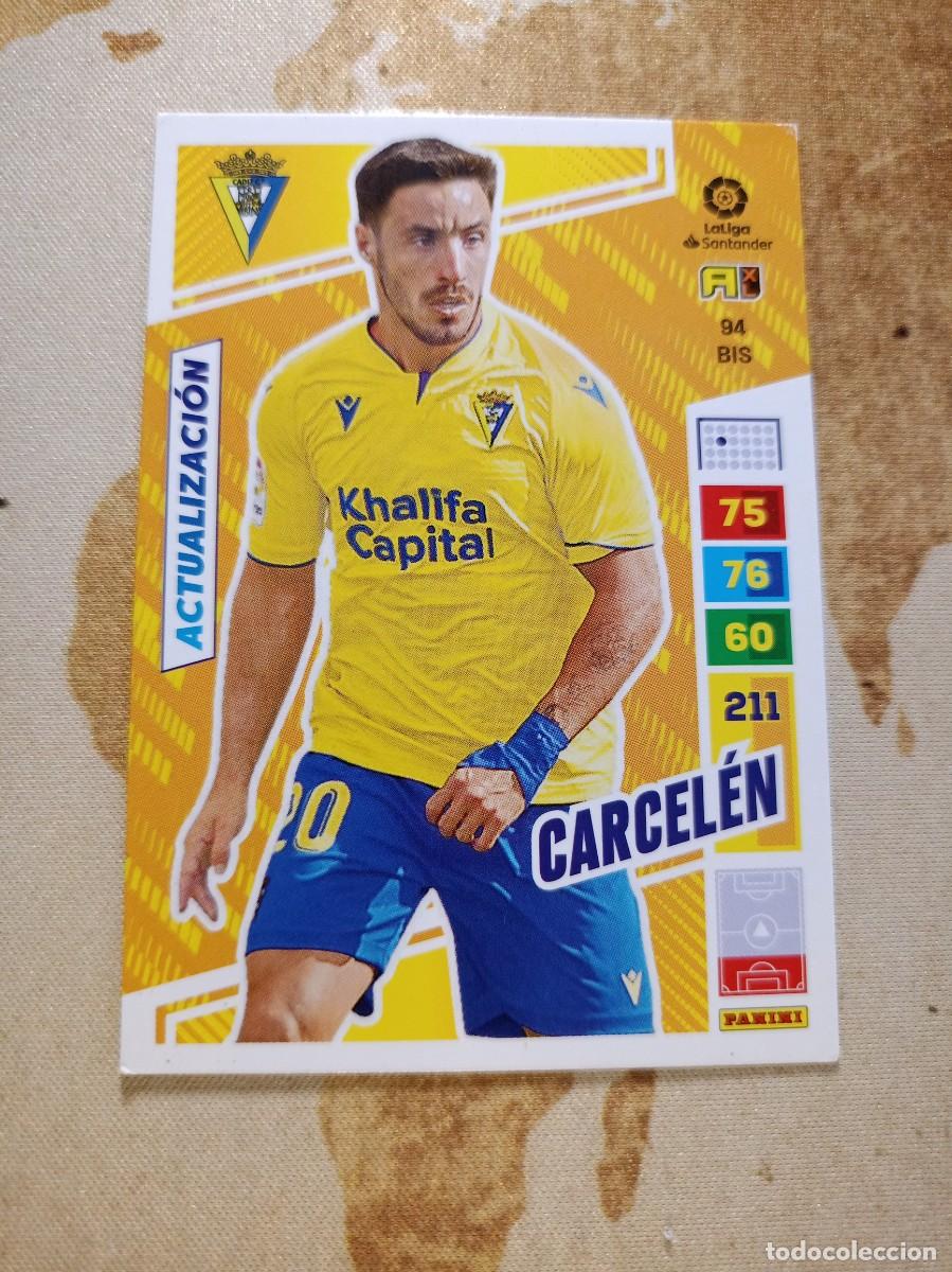 Cromos de F&uacute;tbol: # C&aacute;diz 94 bis CARCEL&Eacute;N Adrenalyn 2022-23