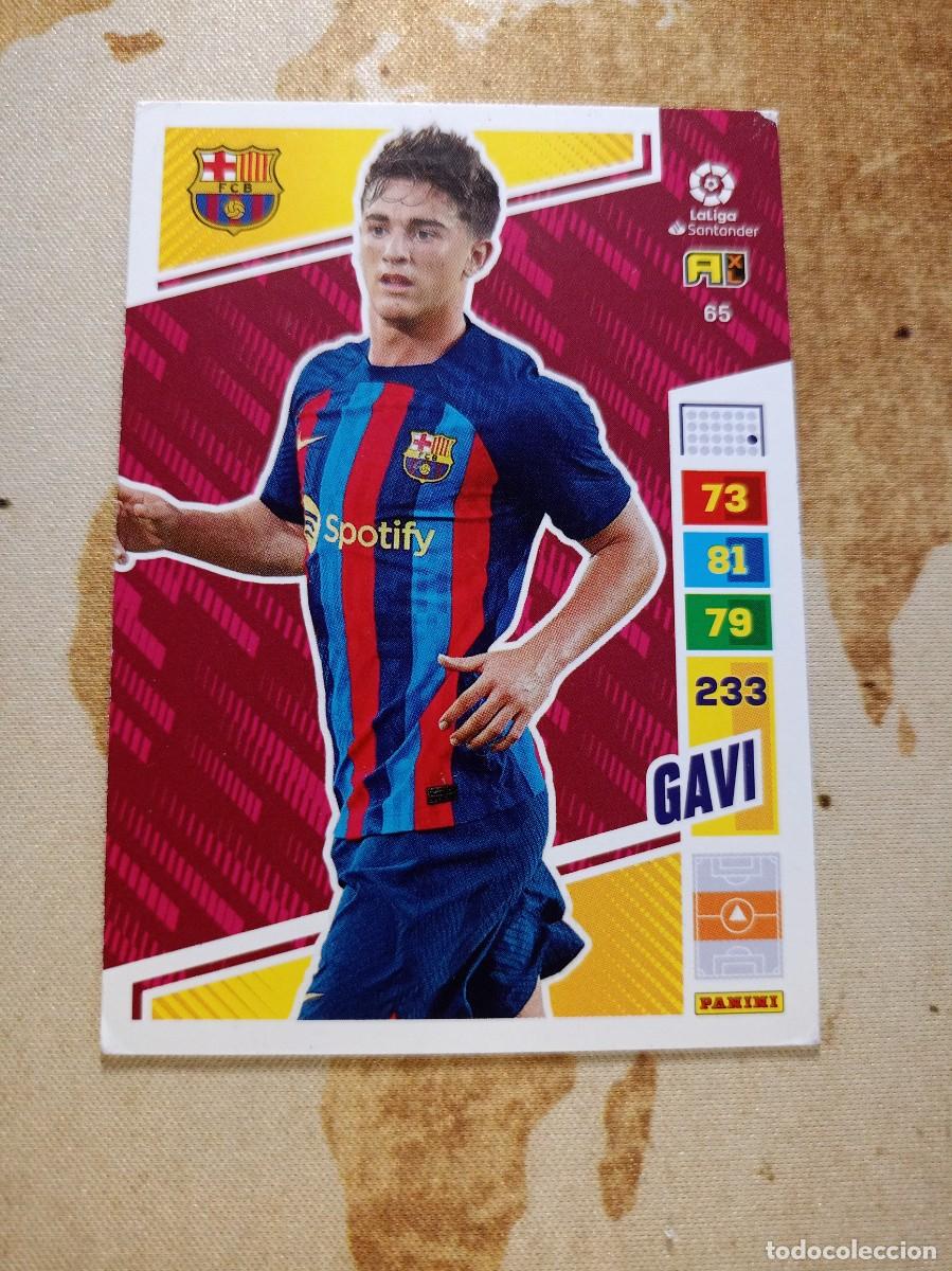 Cromos de F&uacute;tbol: # Barcelona 65 GAVI Adrenalyn 2022-23