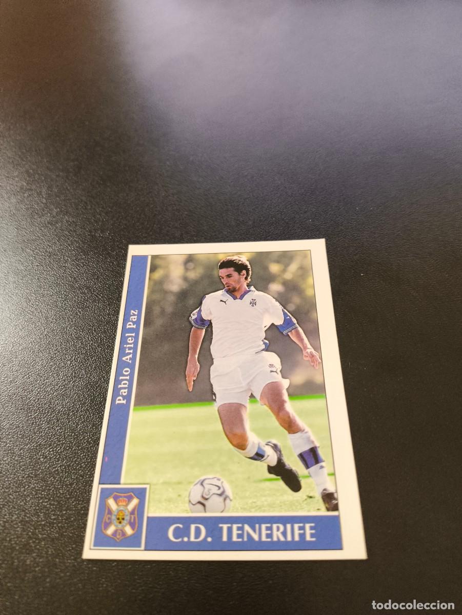 Cromos de F&uacute;tbol: 410 Pablo Paz TENERIFE MUNDICROMO FICHAS LIGA 2001 2002 01 02 NO PANINI ESTE