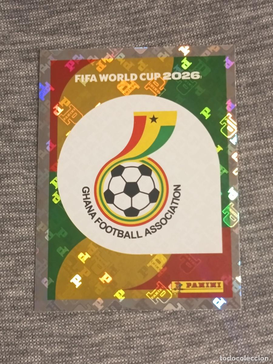 Cromos de F&uacute;tbol: ESCUDO GHANA GHA 1 STICKER MUNDIAL 2026 PANINI FIFA WORLD CUP NUEVO