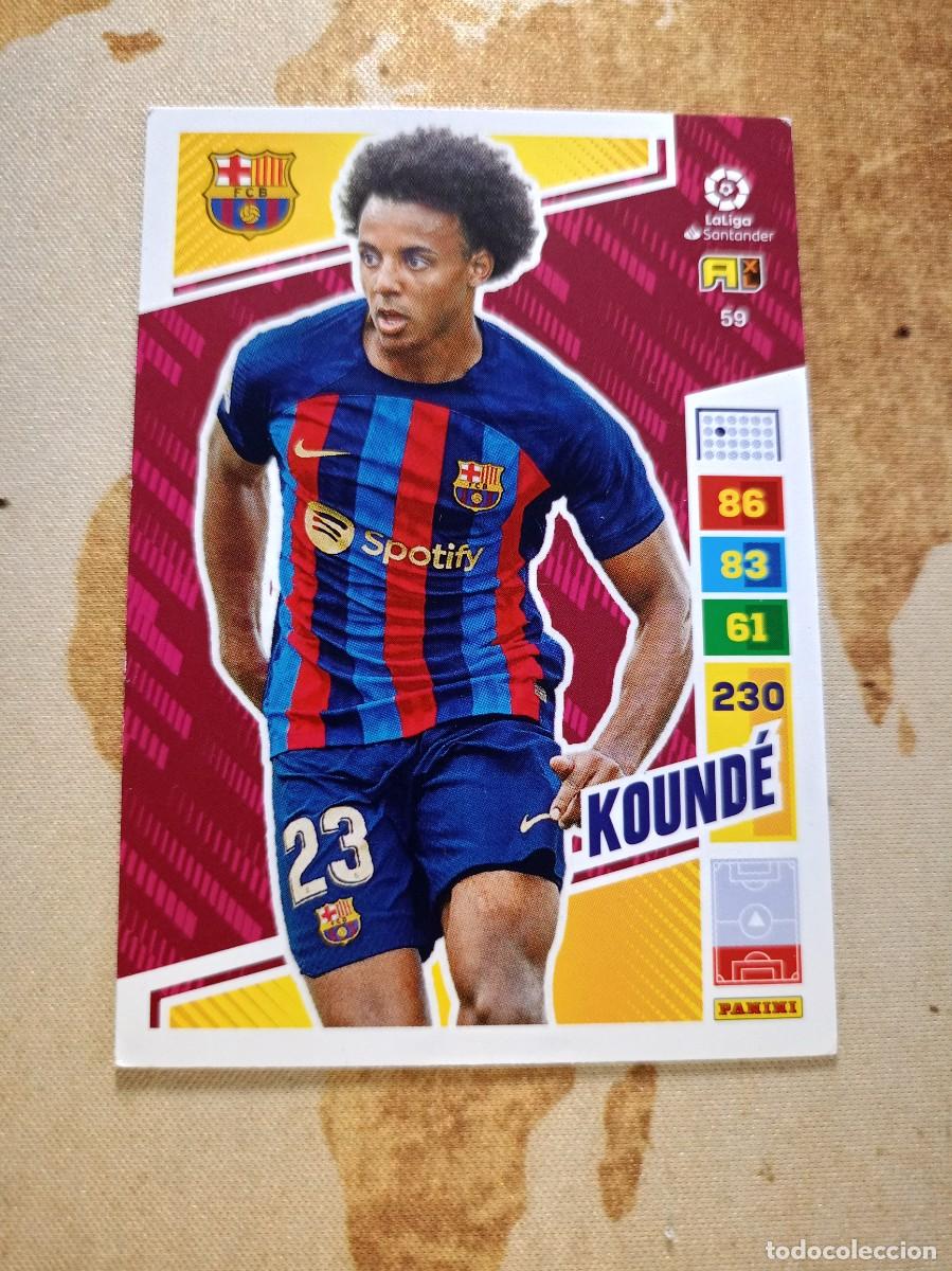 Cromos de F&uacute;tbol: # Barcelona 59 KOUND&Eacute; Adrenalyn 2022-23