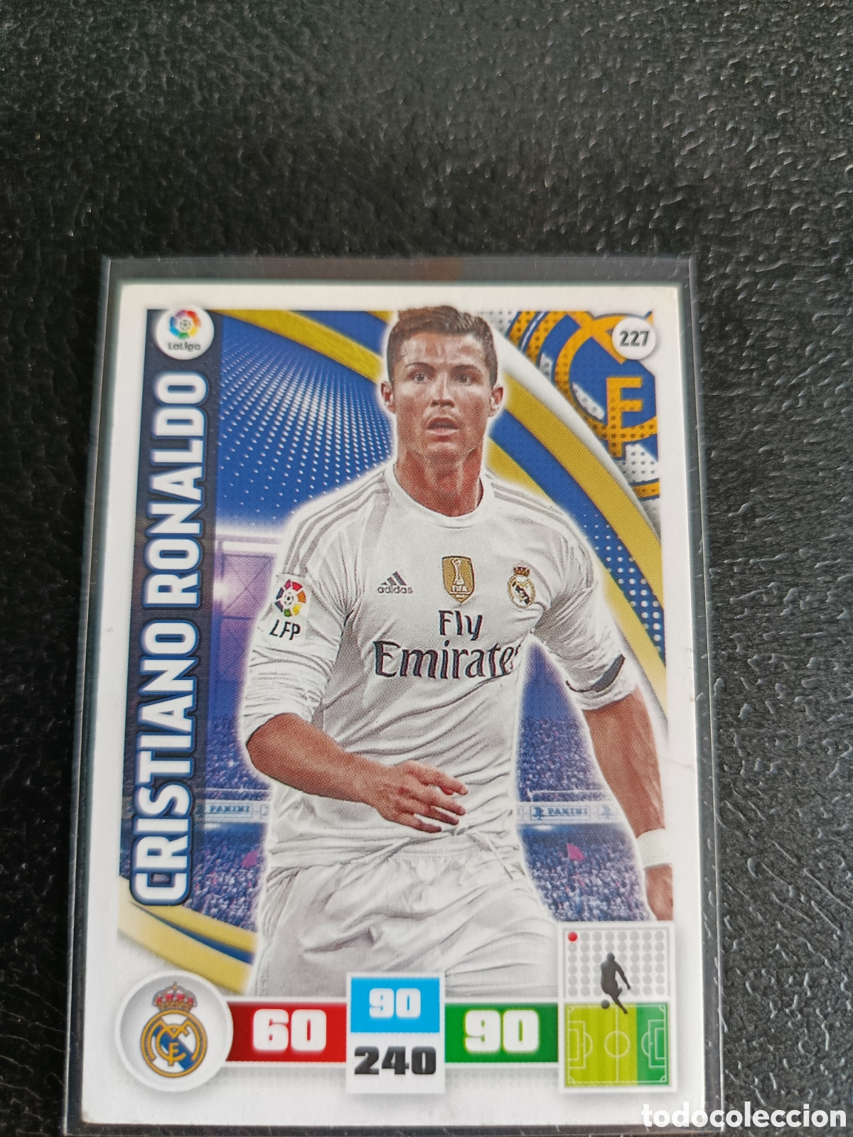 Cromos de F&uacute;tbol: PANINI ADRENALYN CROMO CARD FICHA LIGA 15 16 2015 2016 CRISTIANO RONALDO REAL MADRID N&ordm; 227