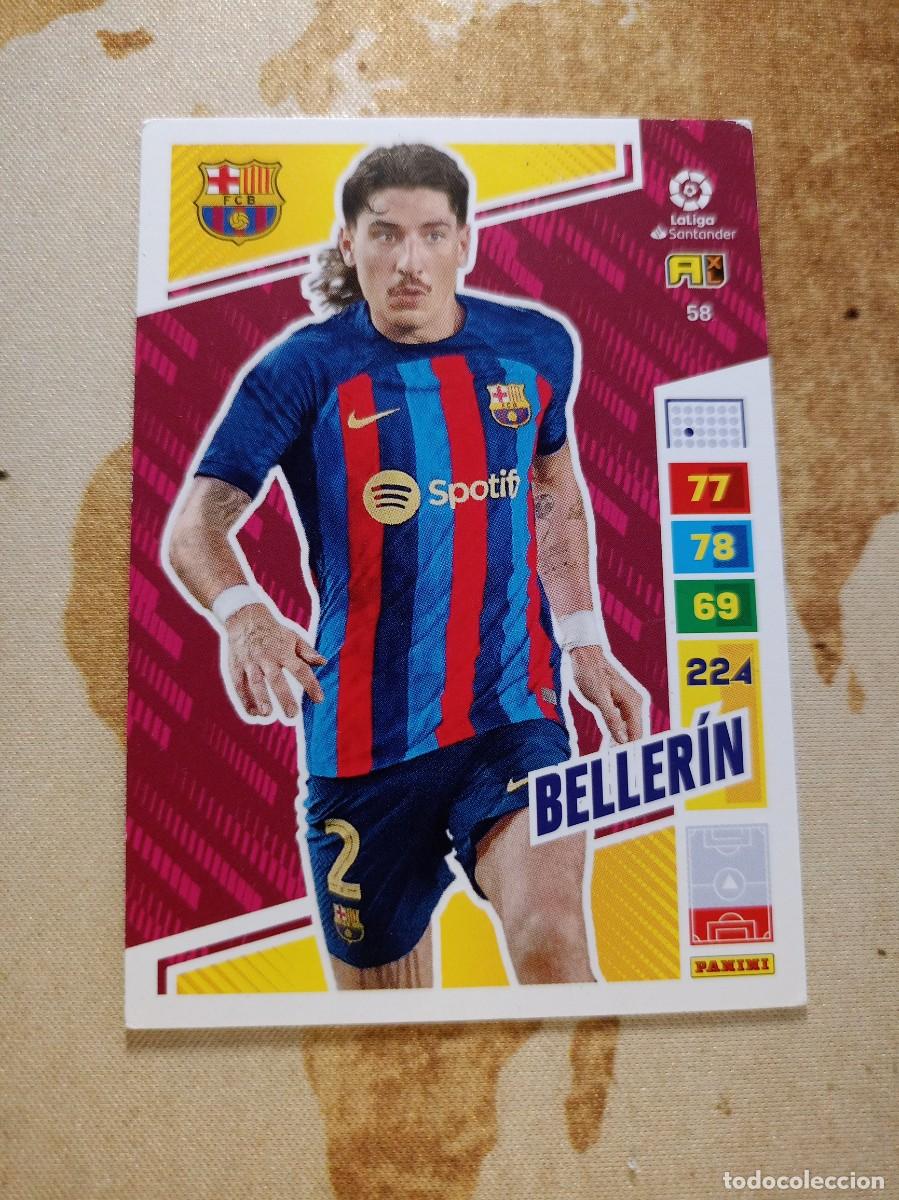 Cromos de F&uacute;tbol: # Barcelona 58 BELLER&Iacute;N Adrenalyn 2022-23