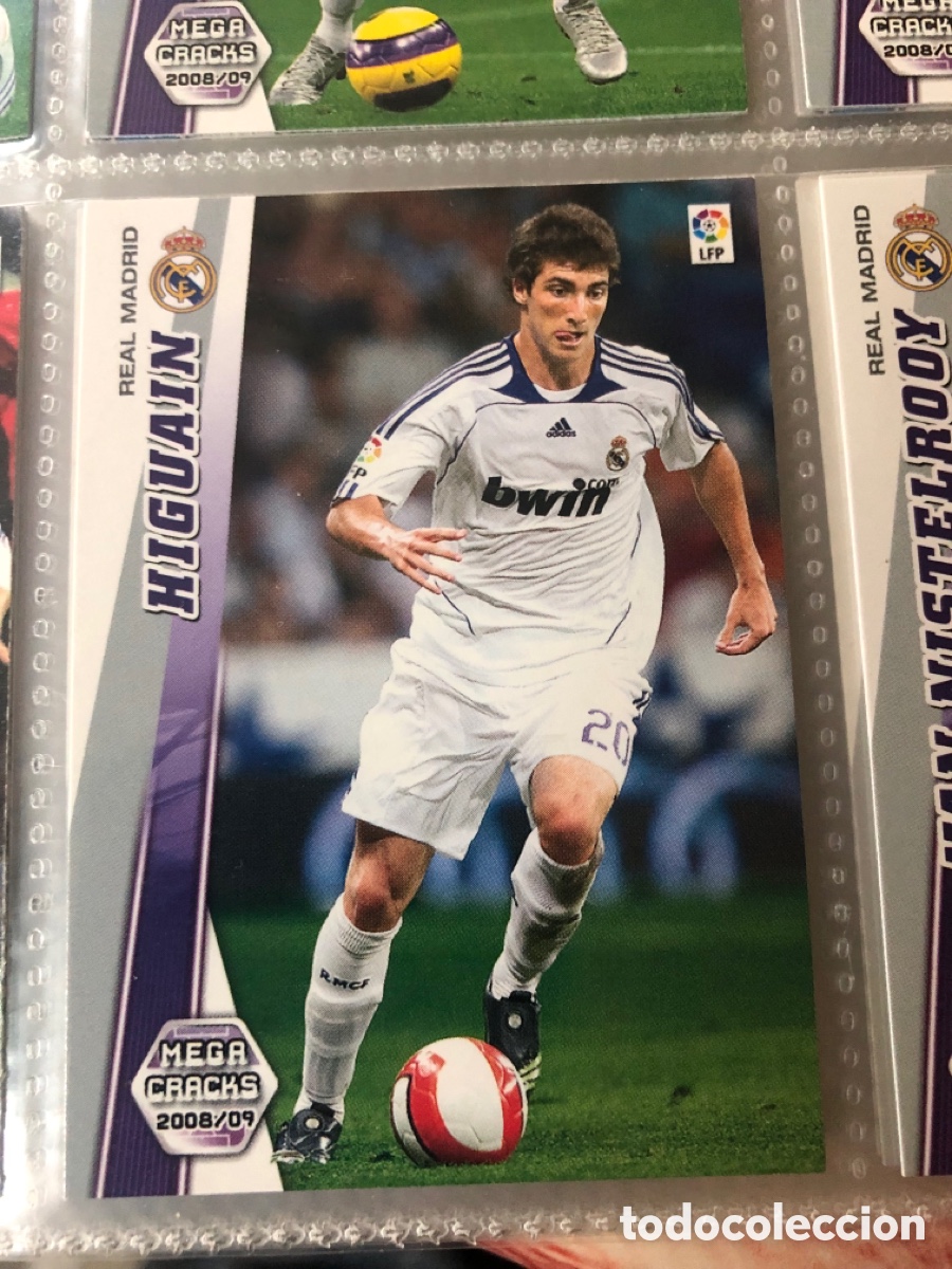 Cromos de F&uacute;tbol: Megacracks 2008 2009 Higua&iacute;n 161 real nadrid