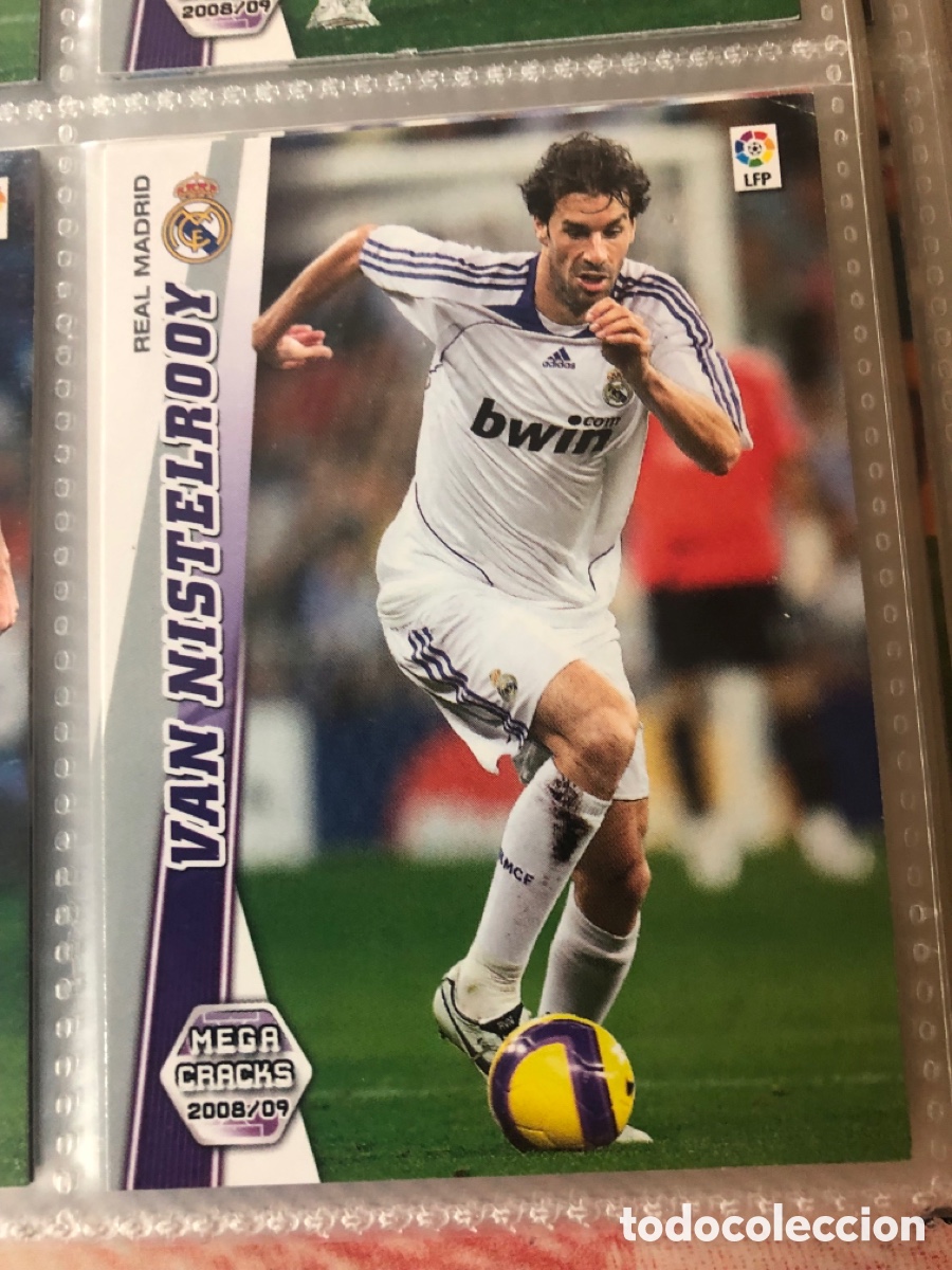 Cromos de F&uacute;tbol: Megacracks 2008 2009 van nistelrooy 162 real Madrid