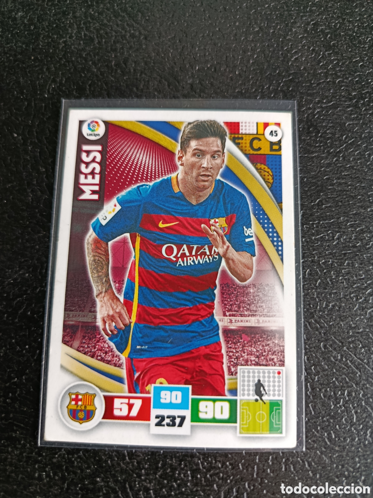 Cromos de F&uacute;tbol: 45 MESSI FC BARCELONA 15 16 ADRENALYN XL 2015 2016 PANINI NUEVO
