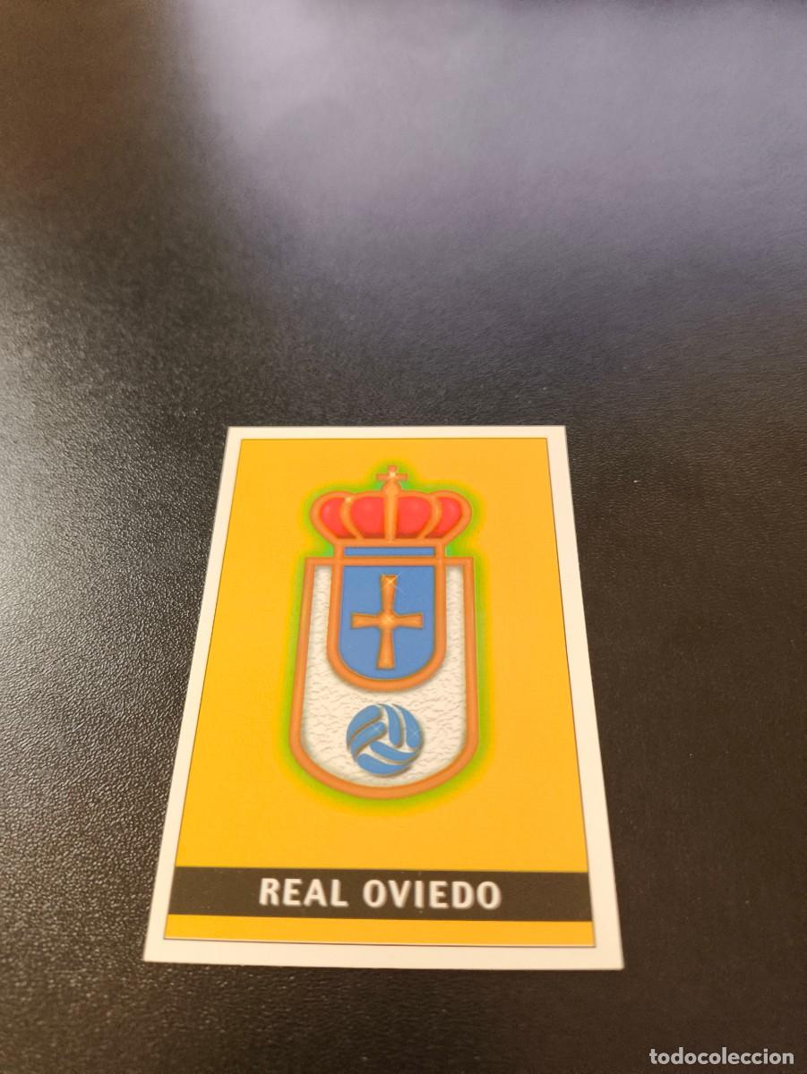 Cromos de F&uacute;tbol: 423 OVIEDO ESCUDO PLANTILLA MUNDICROMO FICHAS LIGA 2001 2002 01 02 NO PANINI ESTE