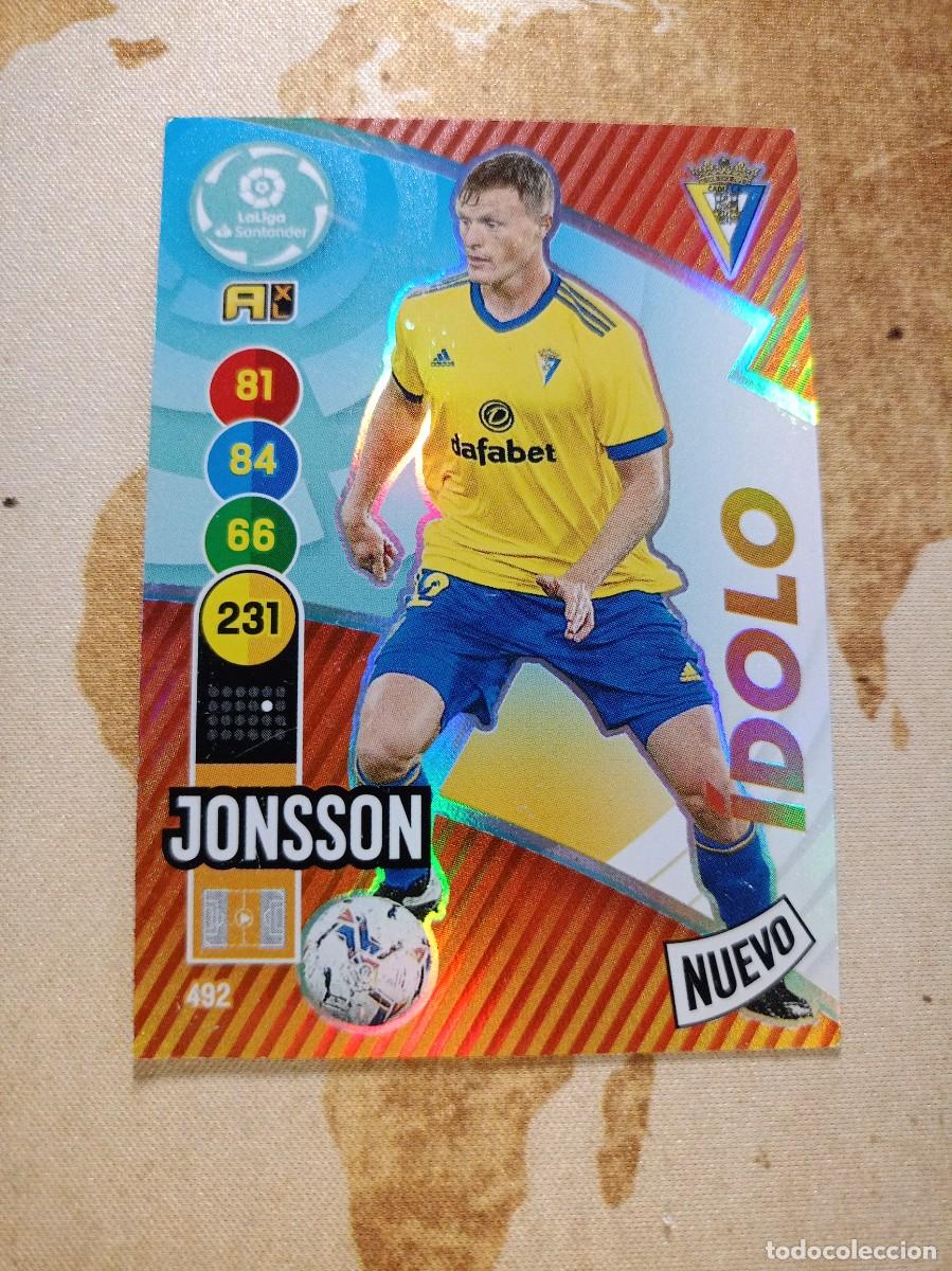 Cromos de F&uacute;tbol: # &Iacute;dolo 492 JONSSON Adrenalyn 2020-21