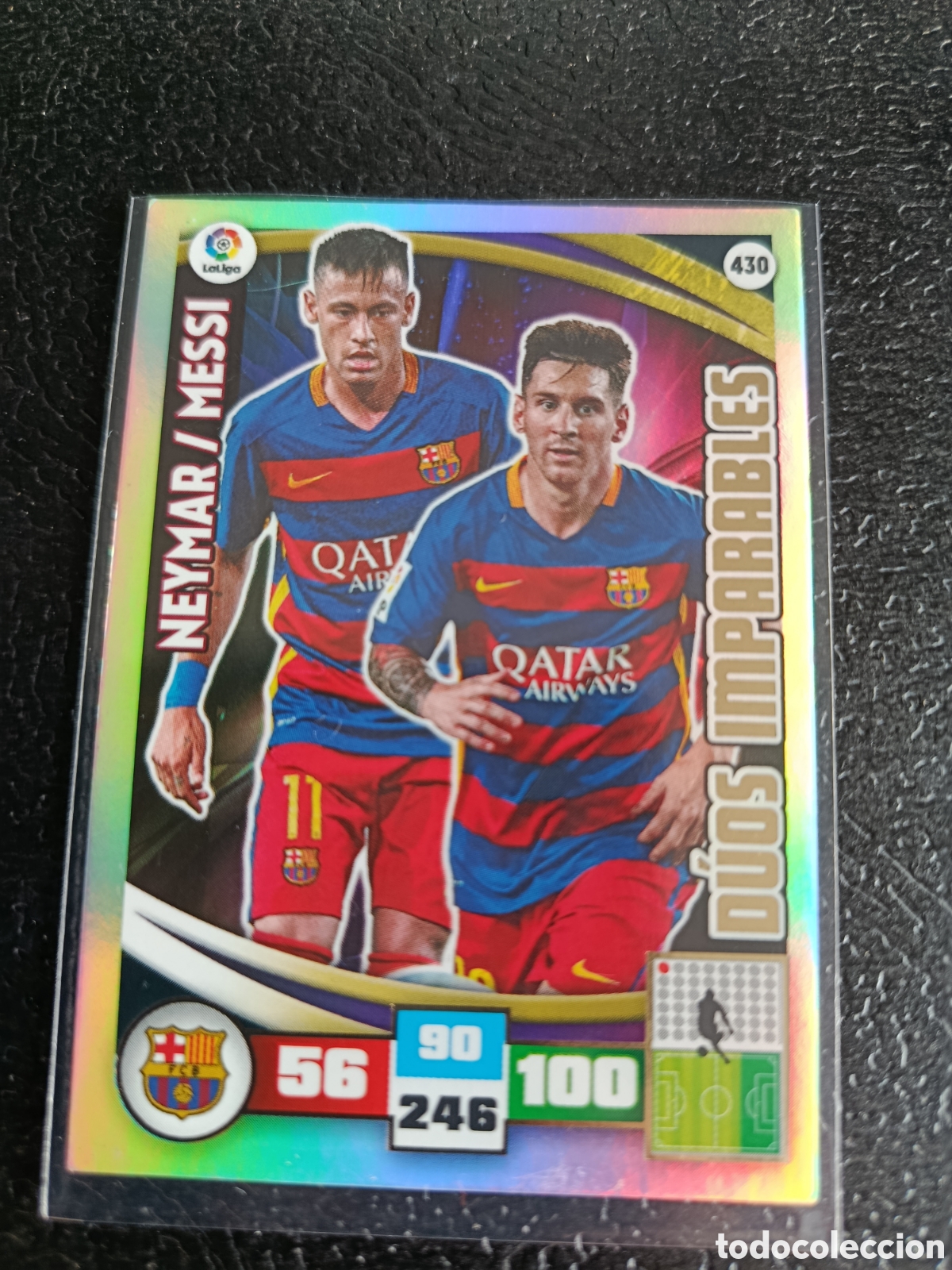 Cromos de F&uacute;tbol: 430 MESSI / NEYMAR DUOS IMPARABLES FC BARCELONA 15 16 ADRENALYN XL 2015 2016 PANINI