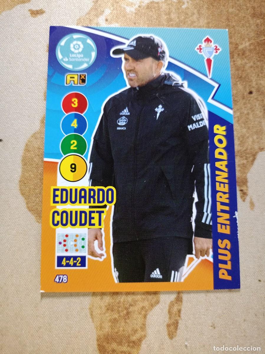 Cromos de F&uacute;tbol: # PLUS Entrenador 478 EDUARDO COUDET Adrenalyn 2020-21