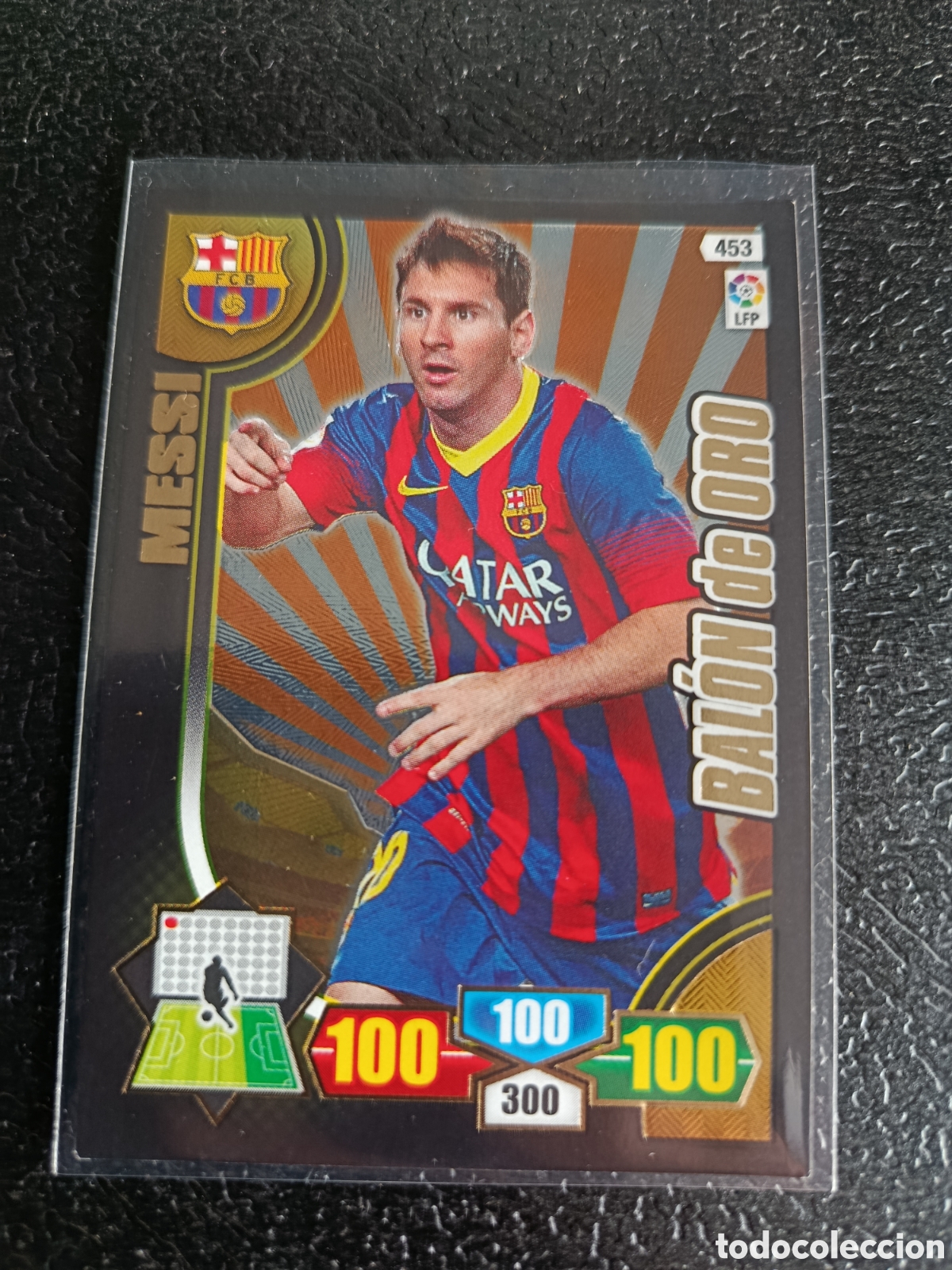 Cromos de F&uacute;tbol: MESSI BAL&Oacute;N DE ORO ADRENALYN 2013 2014 13 14