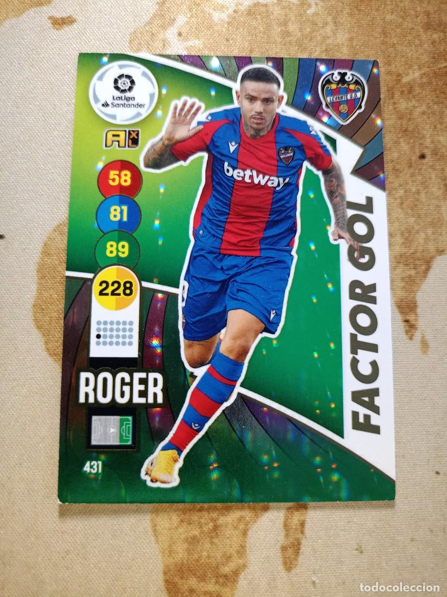 Cromos de F&uacute;tbol: # Factor Gol 431 ROGER Adrenalyn 2020-21