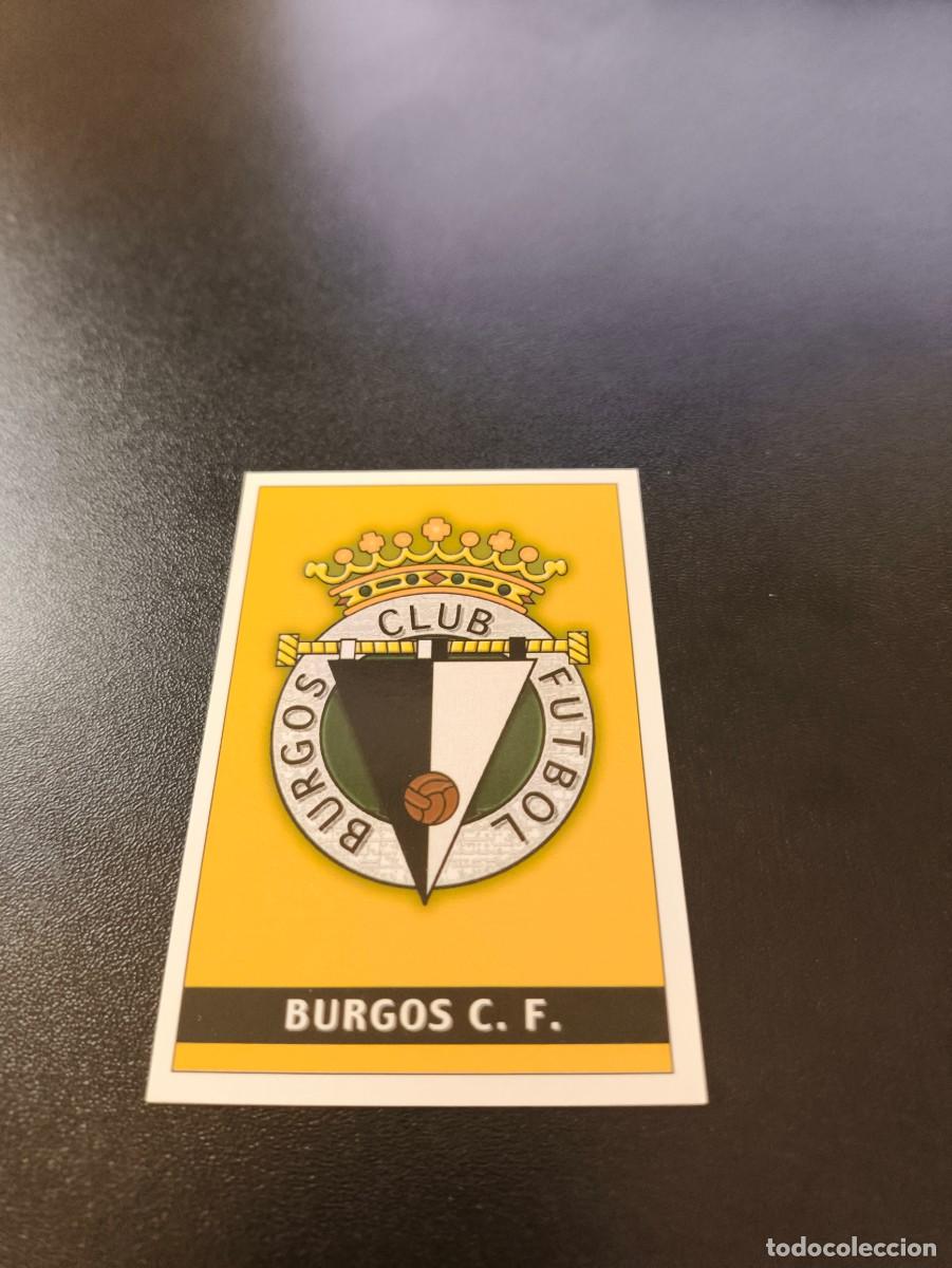 Fu&szlig;ball-Sticker: 444 BURGOS ESCUDO PLANTILLA MUNDICROMO FICHAS LIGA 2001 2002 01 02 NO PANINI ESTE