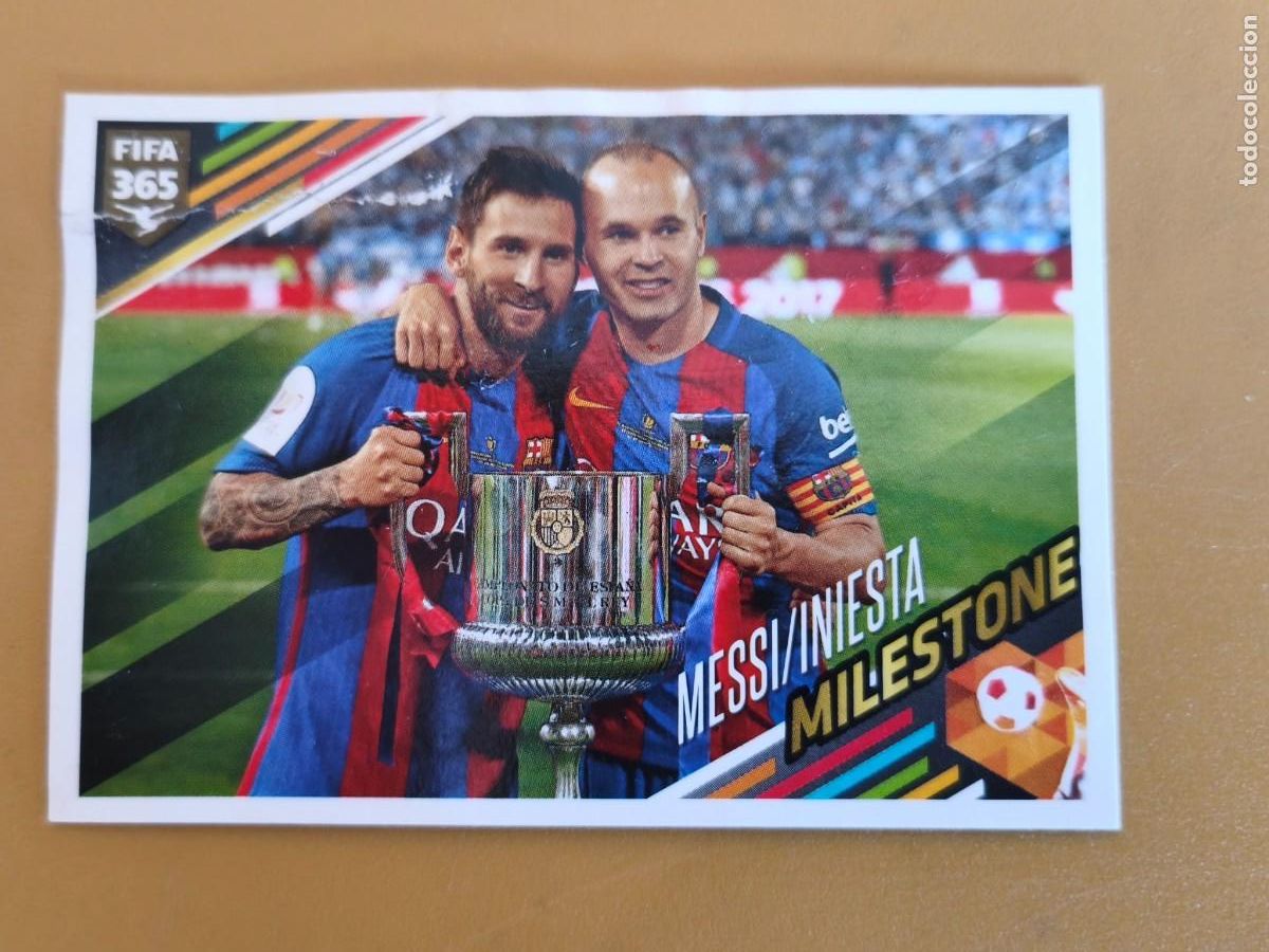 Fu&szlig;ball-Sticker: messi iniesta, 2017 18 fifa